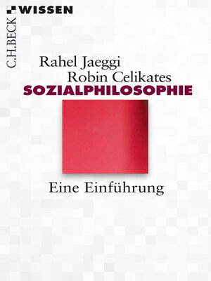 cover image of Sozialphilosophie